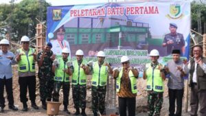 Peletakan Batu Pertama Gedung Subdenpom, Bupati: Penunjang Percepatan Pembangunan Daerah