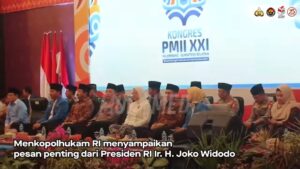 Kapolri Bersama Menkopolhukam RI Hadiri Kongres PMII di Palembang