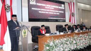 DPRD KABUPATEN SUKABUMI SAHKAN PIMPINAN DEFINITIF PERIODE 2024-2029