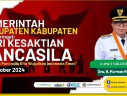 Pemerintah Kabupaten Sukabumi Mengucapkan Hari Kesaktian Pancasila 2024