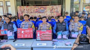 Polres Sukabumi Ungkap 22 Kasus Tindak Pidana Narkotika dan OKT, 34 Tersangka Ditahan
