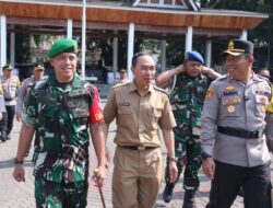 Jaga Kondusivitas Wilayah, Polres Sukabumi Gelar Apel Besar Harkamtibmas