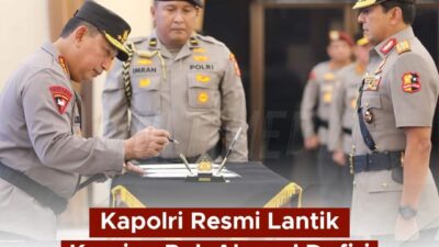 Kapolri Resmi Lantik Komjen Pol Ahmad Dofiri Sebagai Wakapolri