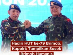 Hadiri,Hut kec79 Brimob, Kapolri : Tampil Sosok Brimob Humanis