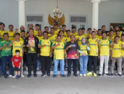Lepas Tim Persikabumi, Bupati” Wuhud Dedikasi, Kerja,Disiplin dan Semangat Juang””
