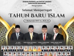 DPRD Kabupaten Sukabumi Mengucapkan  Selamat Memperingati