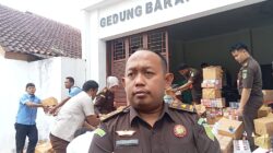 Ribuan Slop Rokok Tanpa Cukai Disita Kejari Kabupaten Sukabum