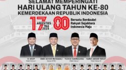 DPRD Kab Sukabumi Mengucapkan Selamat Hari Kemerdekaan Ke 80 Republik Indonesia