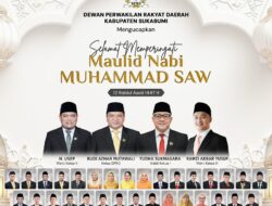 DPRD kabupaten Sukabumi Mengucapkan  Selamat Memperingati Mauliid Nabi