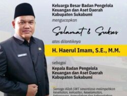 Selamat Atas dilantiknya.H.Haerul Imam.S.E. M.M